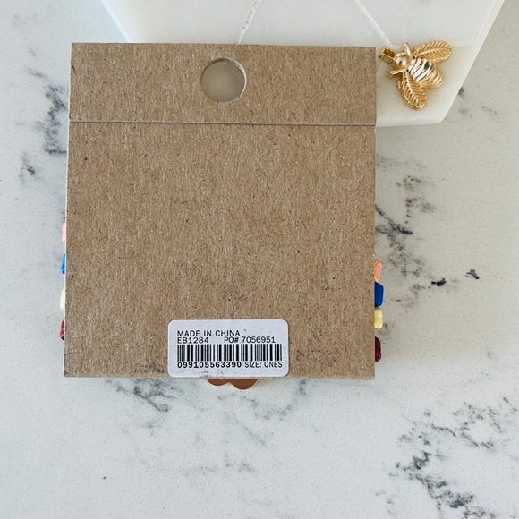 Madewell Four-Pack Palm Leaf Hair Ties - Picture 5 of 13